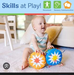 Melissa and doug  Sensory Bongos  Play Drum Set for Kids